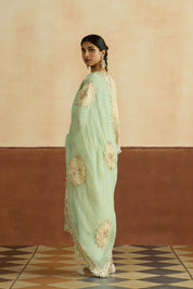 Nitara Embroidered Kurta Set (Unstitched)