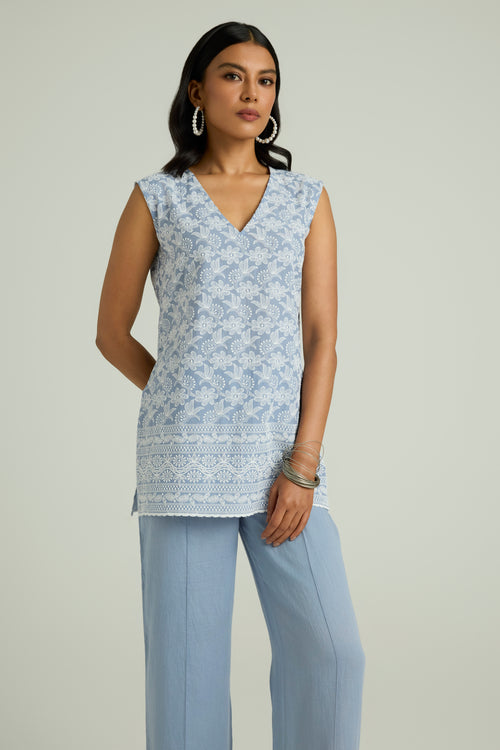 Brinda Embroidered Co-Ord Set - Final Sale
