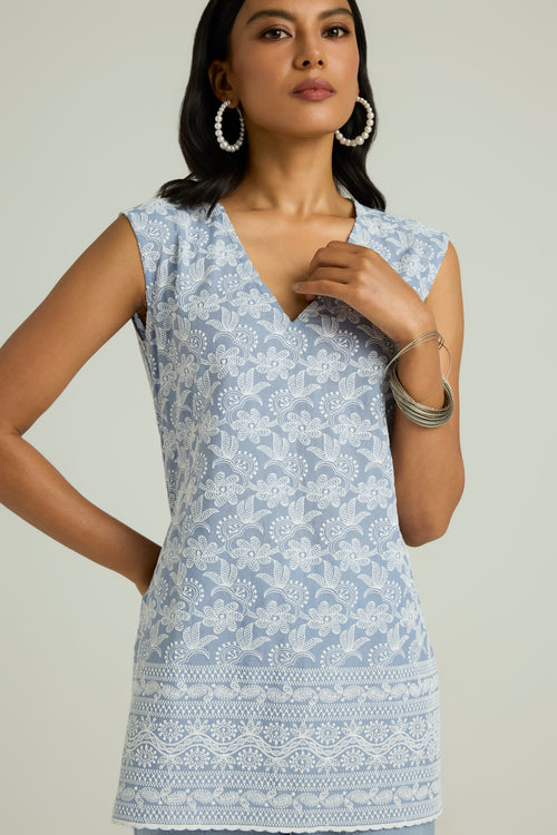 Brinda Embroidered Co-Ord Set - Final Sale
