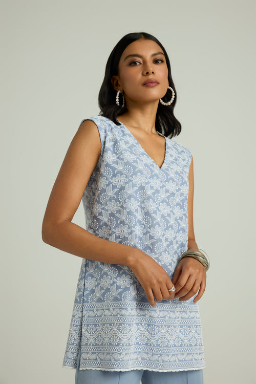 Brinda Embroidered Co-Ord Set - Final Sale