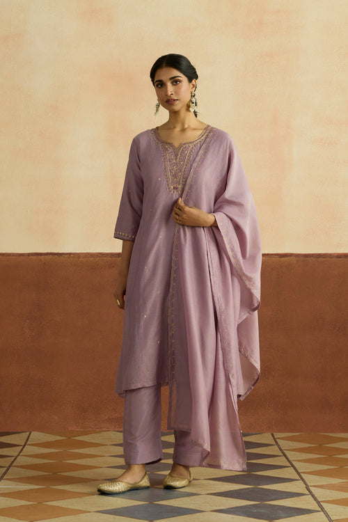 Oorja Embroidered Kurta Set