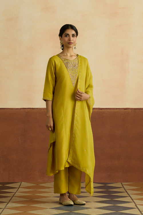 Rukmini Embroidered Kurta Set
