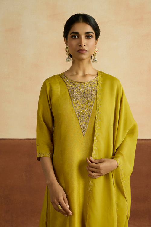 Rukmini Embroidered Kurta Set