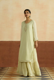 Pranavi Embroidered Kurta Set (Unstitched)