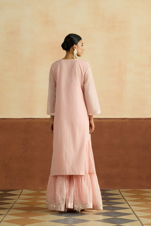 Mridula Embroidered Kurta Set (Unstitched)