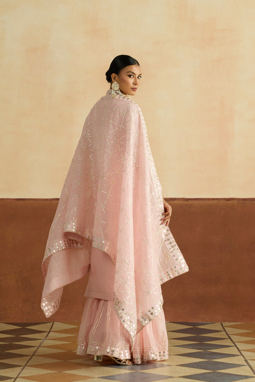 Mridula Embroidered Kurta Set (Unstitched)