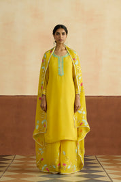 Purnima Embroidered Kurta Set (Unstitched)