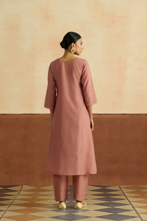 Ojasvi Embroidered Kurta Set - Final Sale - House of Ayuda