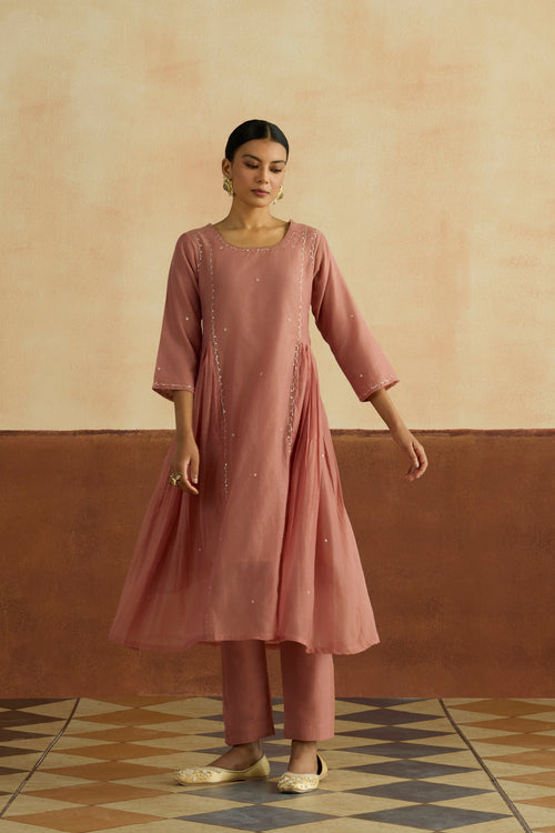 Ojasvi Embroidered Kurta Set - Final Sale - House of Ayuda