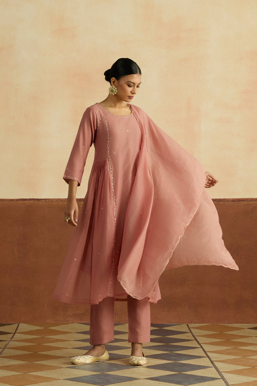 Ojasvi Embroidered Kurta Set - Final Sale - House of Ayuda