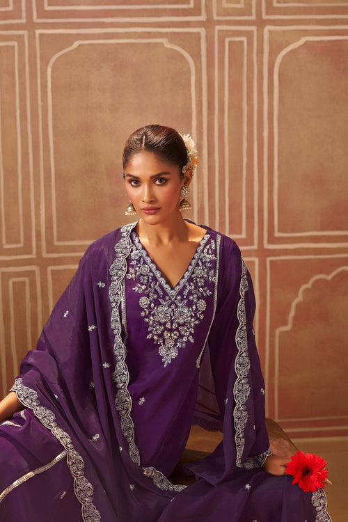 Afsana Embroidered Kurta Set