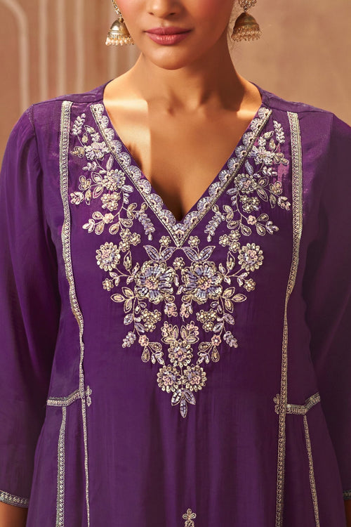 Afsana Embroidered Kurta Set