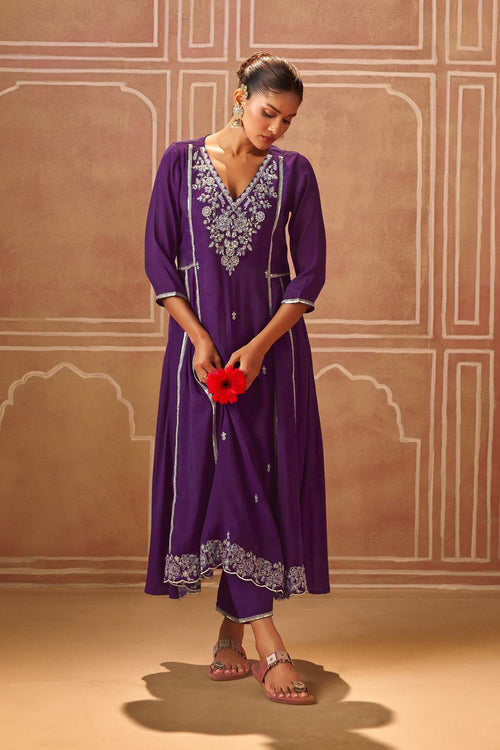 Afsana Embroidered Kurta Set