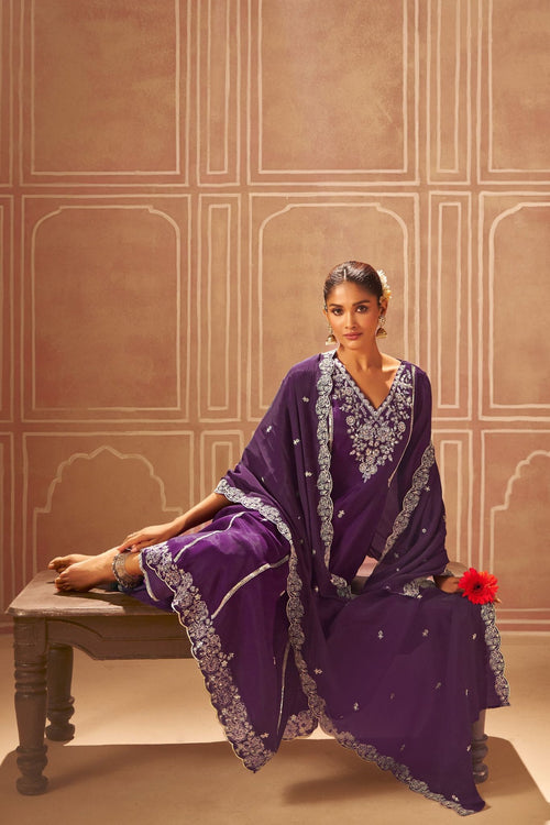 Afsana Embroidered Kurta Set