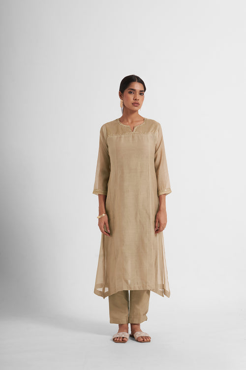 Sumbul  Embroidered Kurta Set - House of Ayuda
