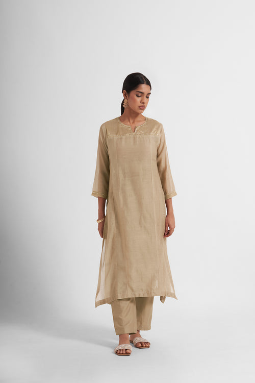 Sumbul  Embroidered Kurta Set - House of Ayuda