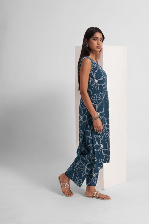 Saira Embroidered Co-Ord Set