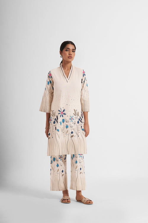 Laiba Embroidered Co-Ord Set