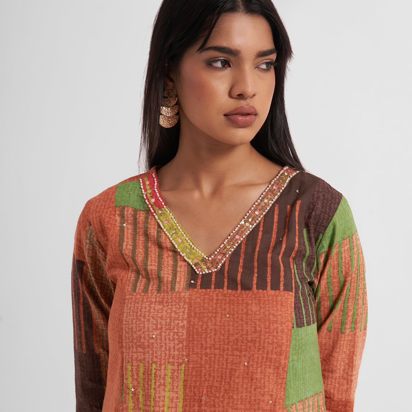 Haniya Embroidered Co-Ord Set - House of Ayuda