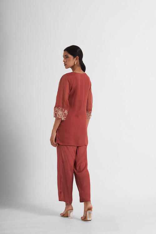 Saisha Embroidered Co-Ord Set