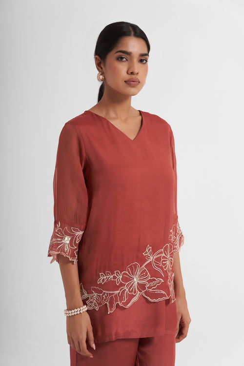 Saisha Embroidered Co-Ord Set