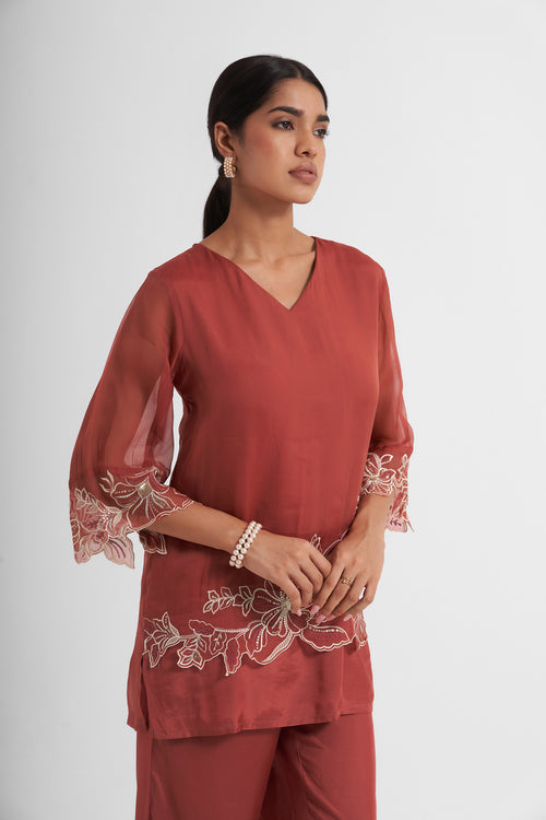 Saisha Embroidered Co-Ord Set