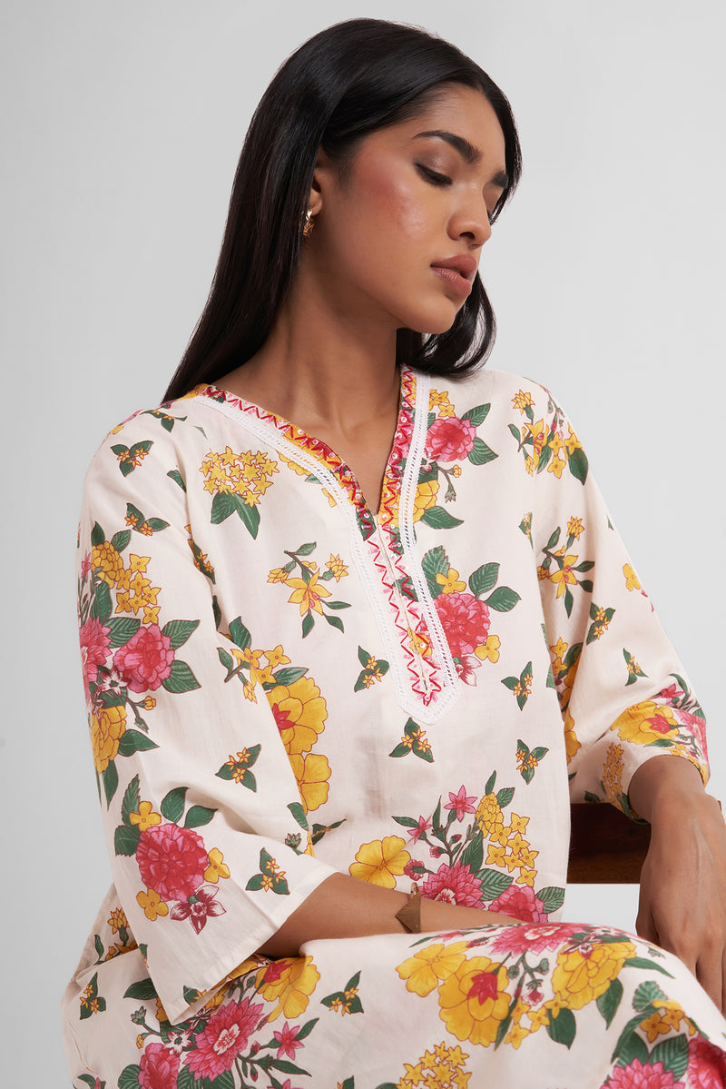 Hoorain Embroidered Co-Ord Set