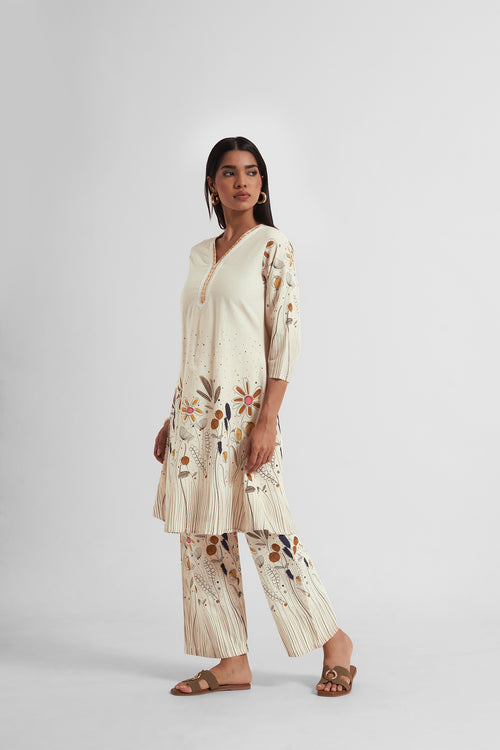 Nouriya Embroidered Co-Ord Set