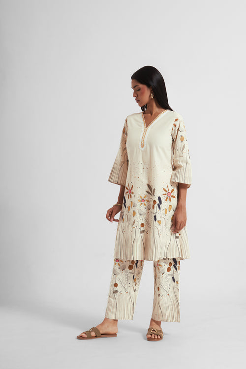 Nouriya Embroidered Co-Ord Set