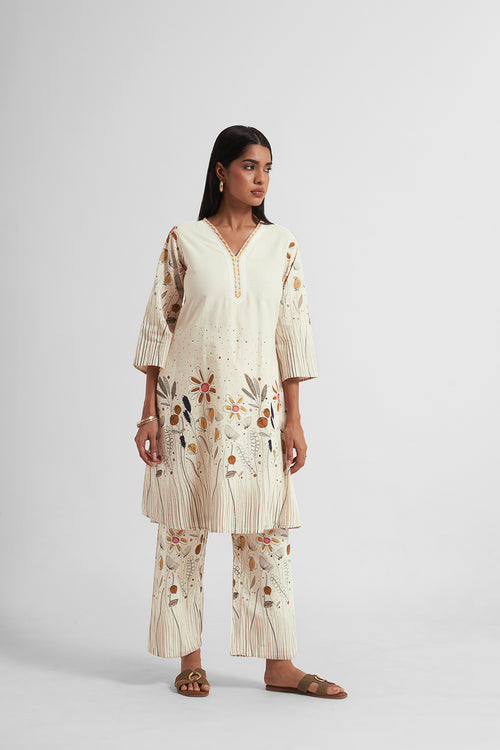 Nouriya Embroidered Co-Ord Set
