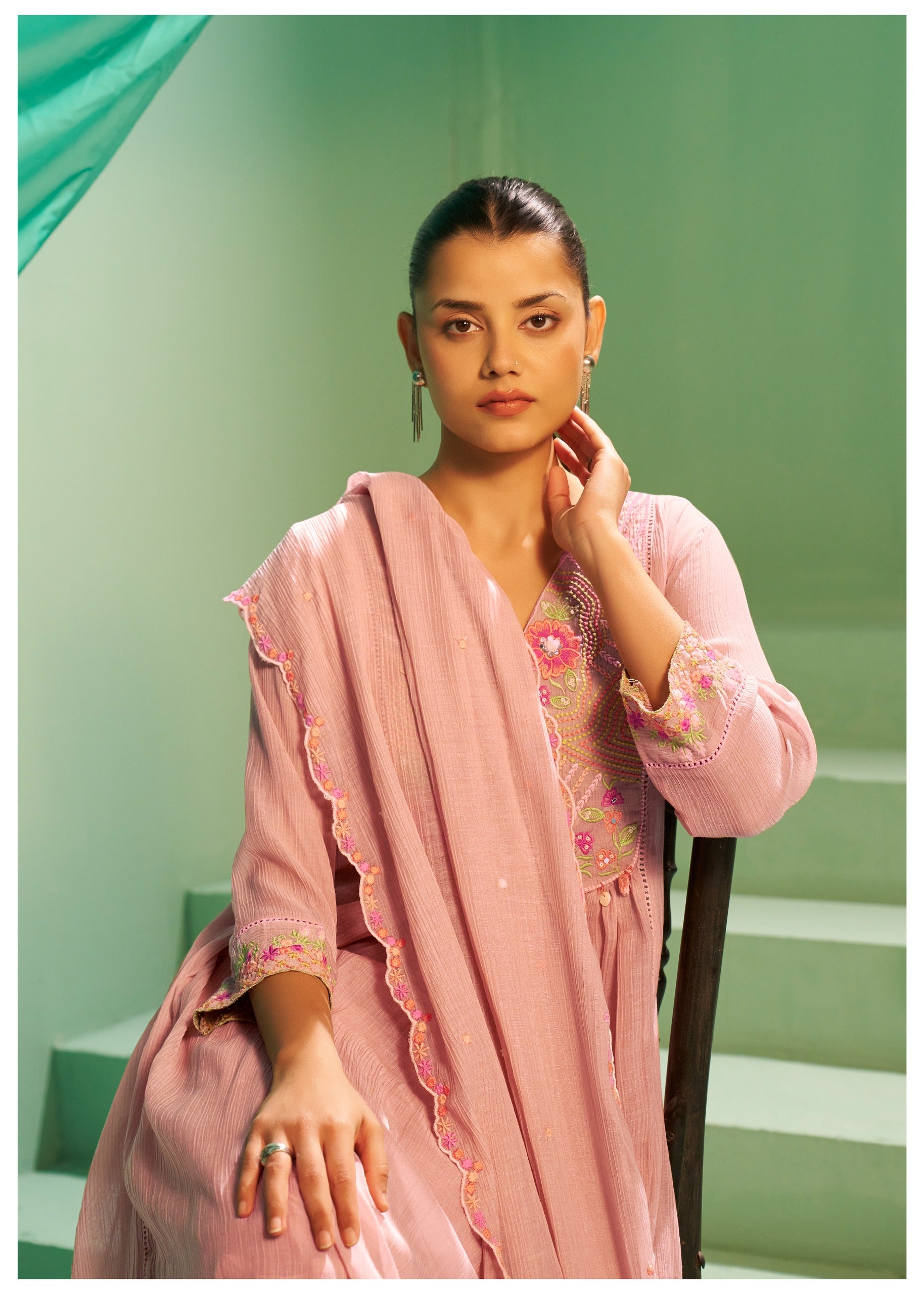 Latafat Embroidered Kurta Set