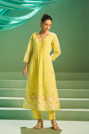 Gulnaar Embroidered Kurta Set