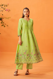 Nazakat Embroidered Kurta Set