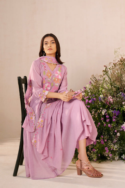 Rangrez Embroidered Kurta Set