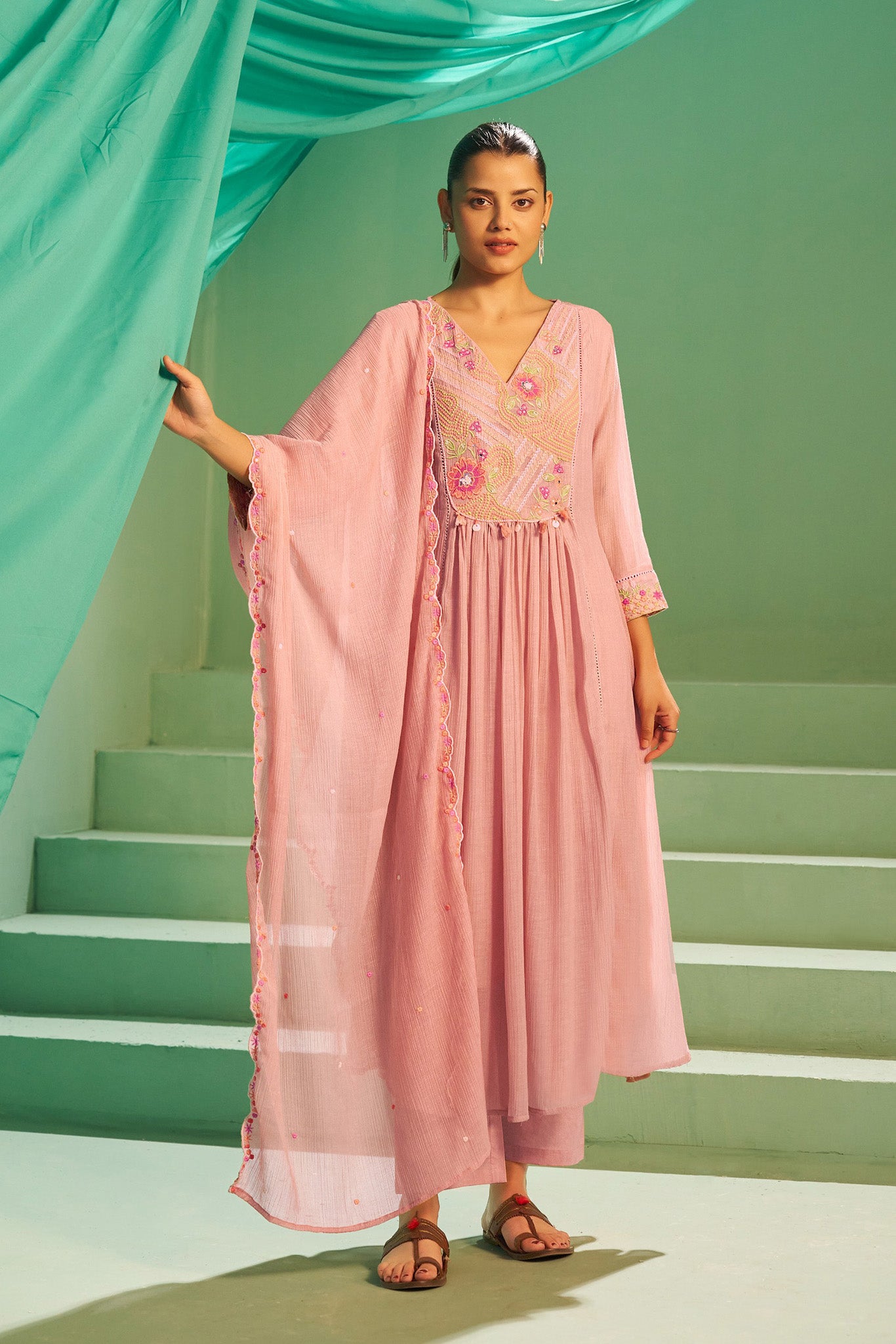 Latafat Embroidered Kurta Set