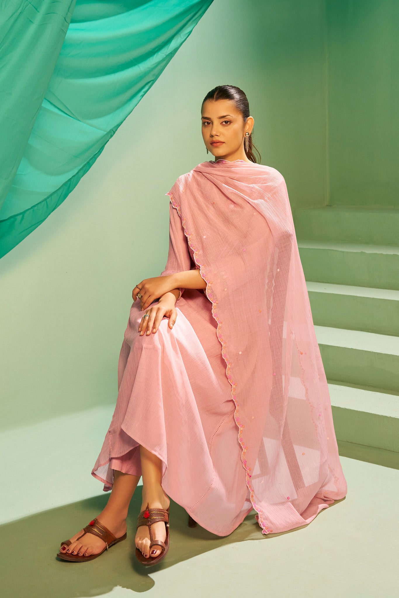 Latafat Embroidered Kurta Set