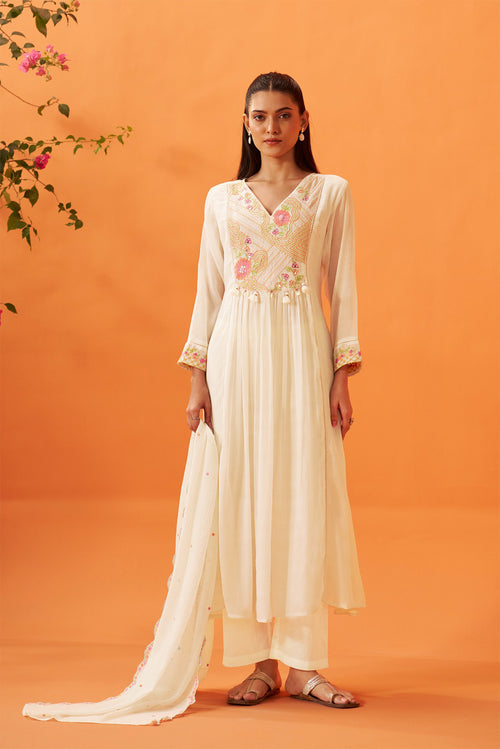 Adaa Embroidered Kurta Set