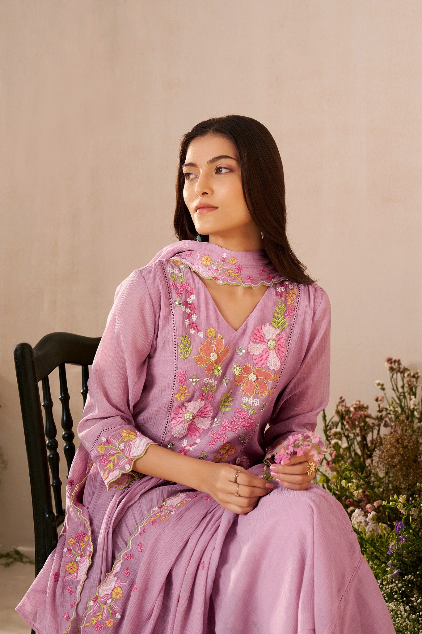 Rangrez Embroidered Kurta Set