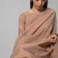 Antique Brass Silk Kurta Set - House of Ayuda