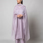 Wisteria Purple Silk Kurta Set - House of Ayuda