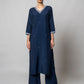 Zodiac Blue Silk Kurta Set - House of Ayuda