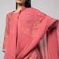 Dusty Rose Silk Kurta Set - House of Ayuda