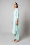 Summer Green Silk Kurta Set - House of Ayuda