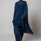 Zodiac Blue Silk Kurta Set - House of Ayuda