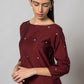 Redwood Silk Kurta Set - House of Ayuda