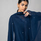 Zodiac Blue Silk Kurta Set - House of Ayuda
