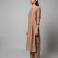 Antique Brass Silk Kurta Set - House of Ayuda