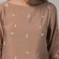 Antique Brass Silk Kurta Set - House of Ayuda