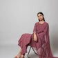 Turkish Rose Silk Kurta Set - House of Ayuda