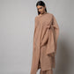 Antique Brass Silk Kurta Set - House of Ayuda